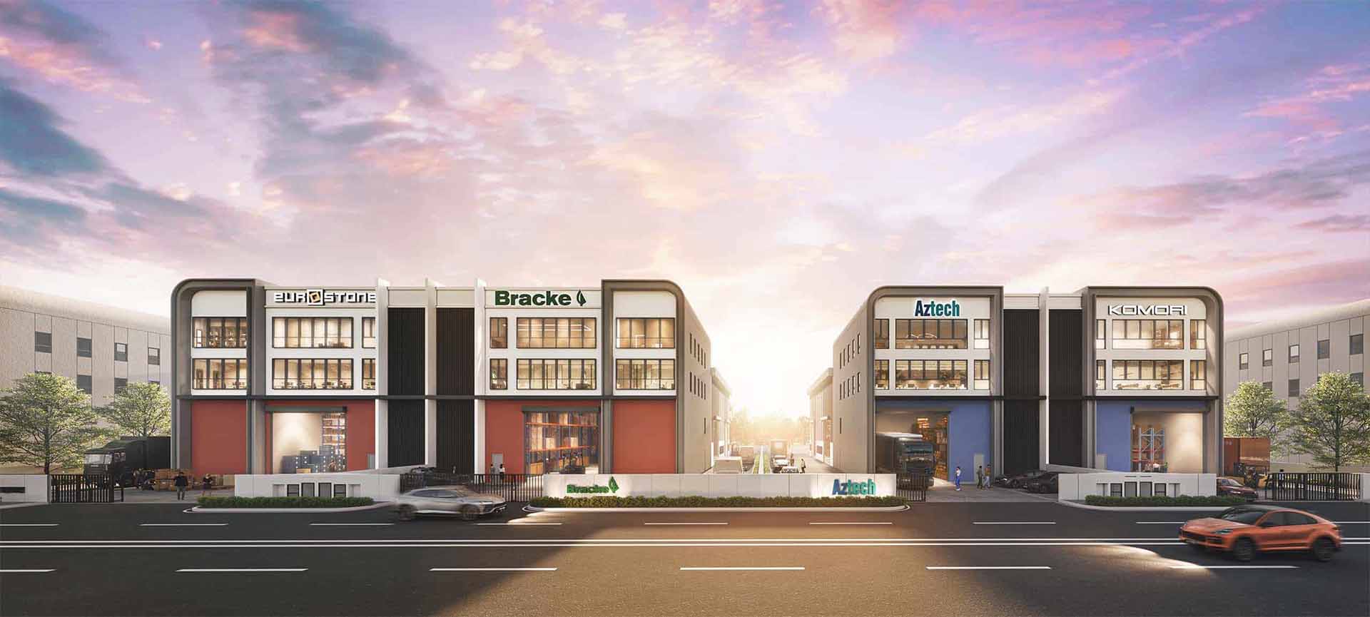 Pulau Carey Industrial Zone, Pulau Carey Semi Detached Factory