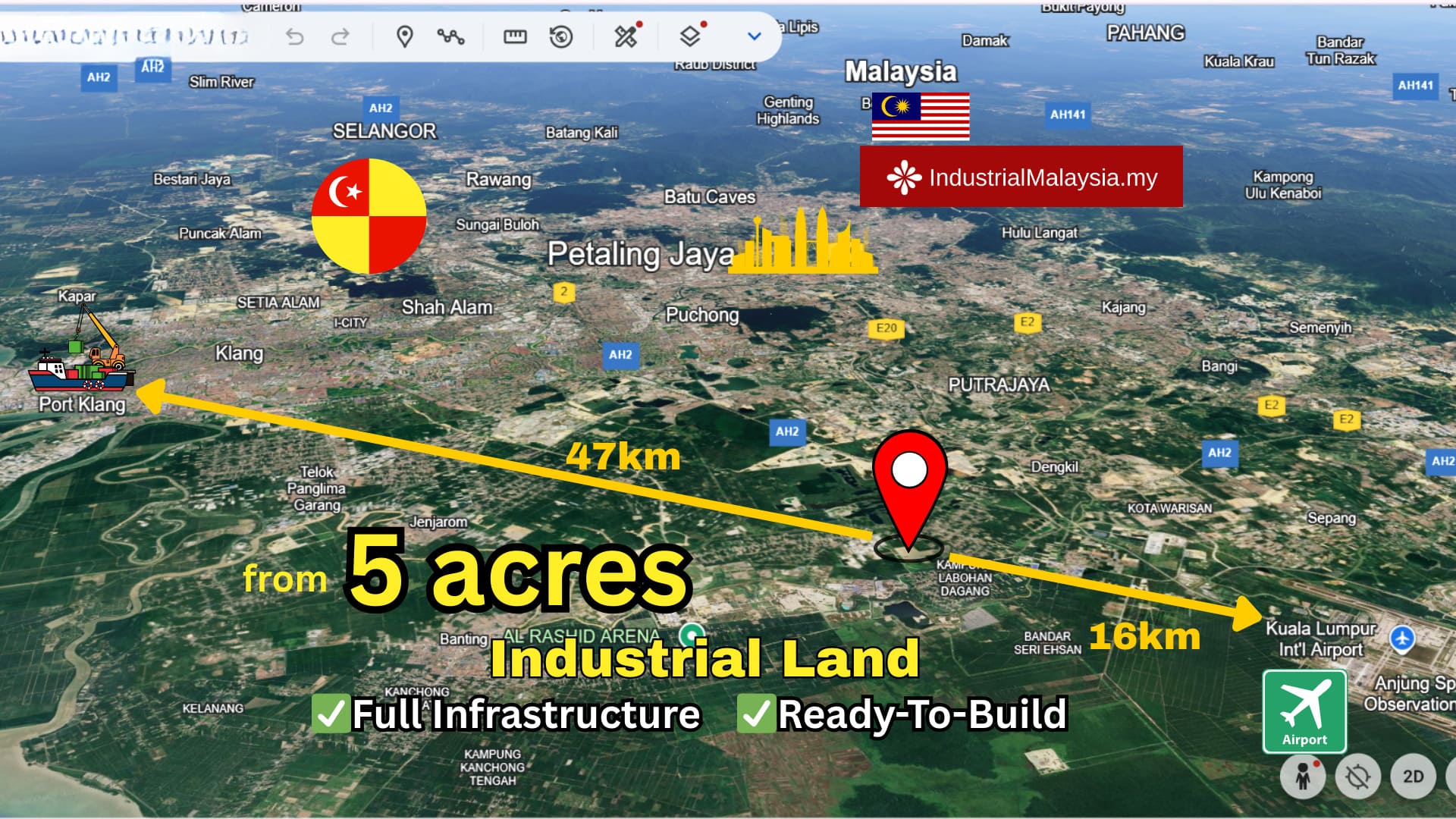 Banting Industrial Land (from 5 Acres)