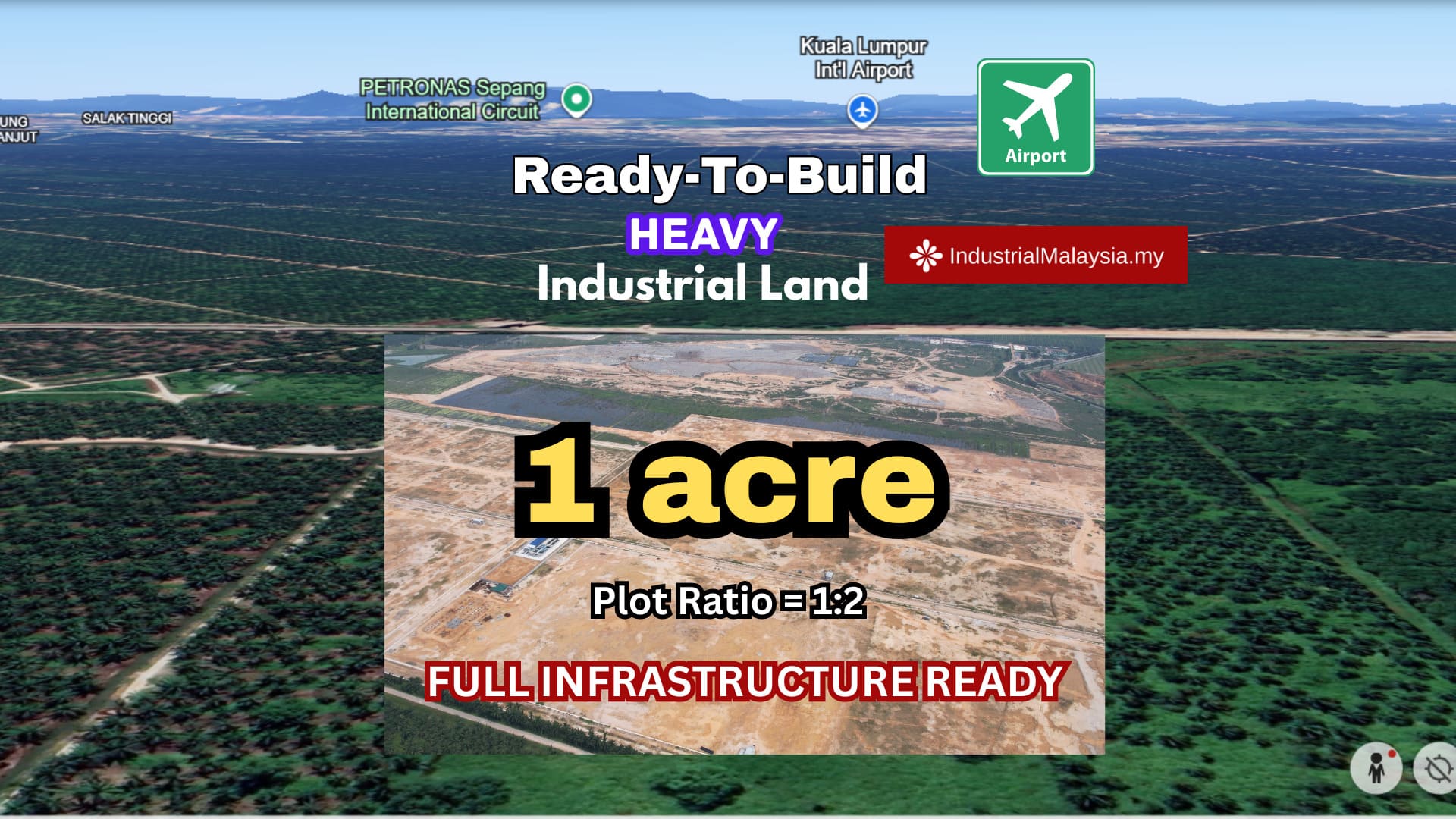 Ready-To-Build Industrial Land Sepang KLIA 1 Acre